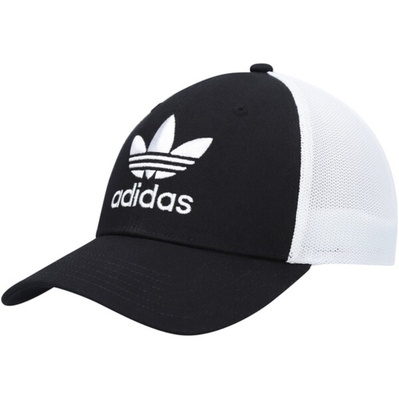LAST ONE AVAILABLE!! - New Men's Adidas Trefoil Original Adjustable Trucker Hat - Picture 2 of 15